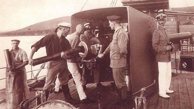 German warships were defeated on an African lake by British speedboats in World War I