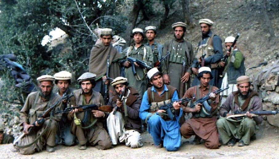 <em>Mujahideen fighters used any weapons they could get their hands on (Wikimedia Creative Commons)</em>