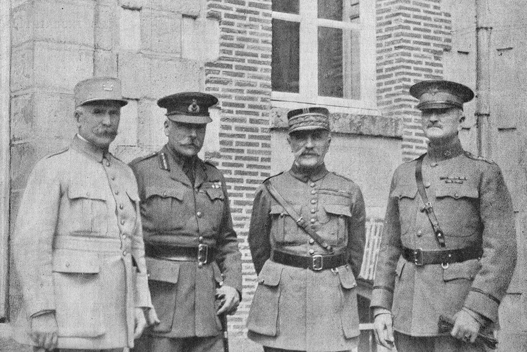pershing with his military watch
