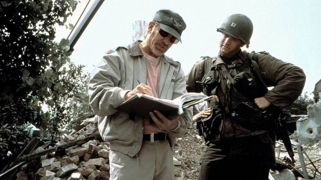 spielberg and hanks saving private ryan call of duty