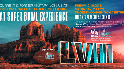 Heading to Super Bowl LVII? Don’t miss the USAA Salute to Service Lounge