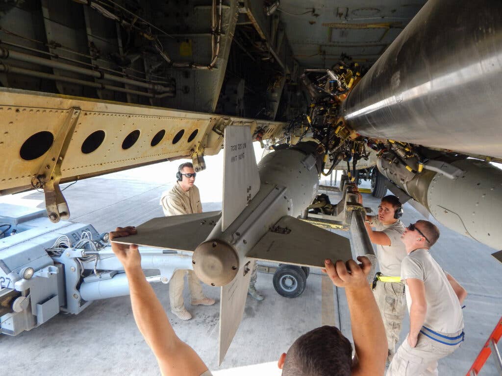 weapons on B-52 bomber tail guns