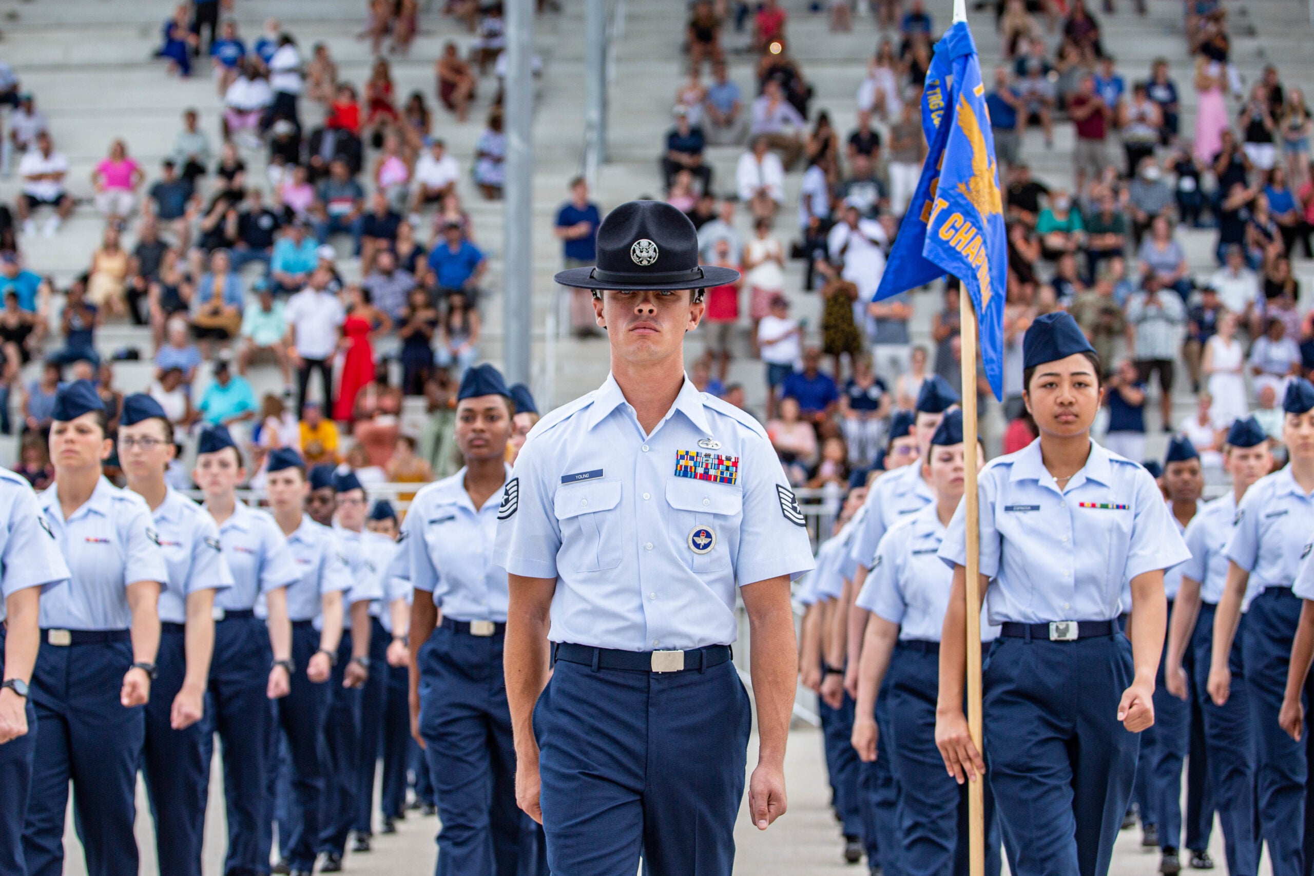 air force basic military training ceremony