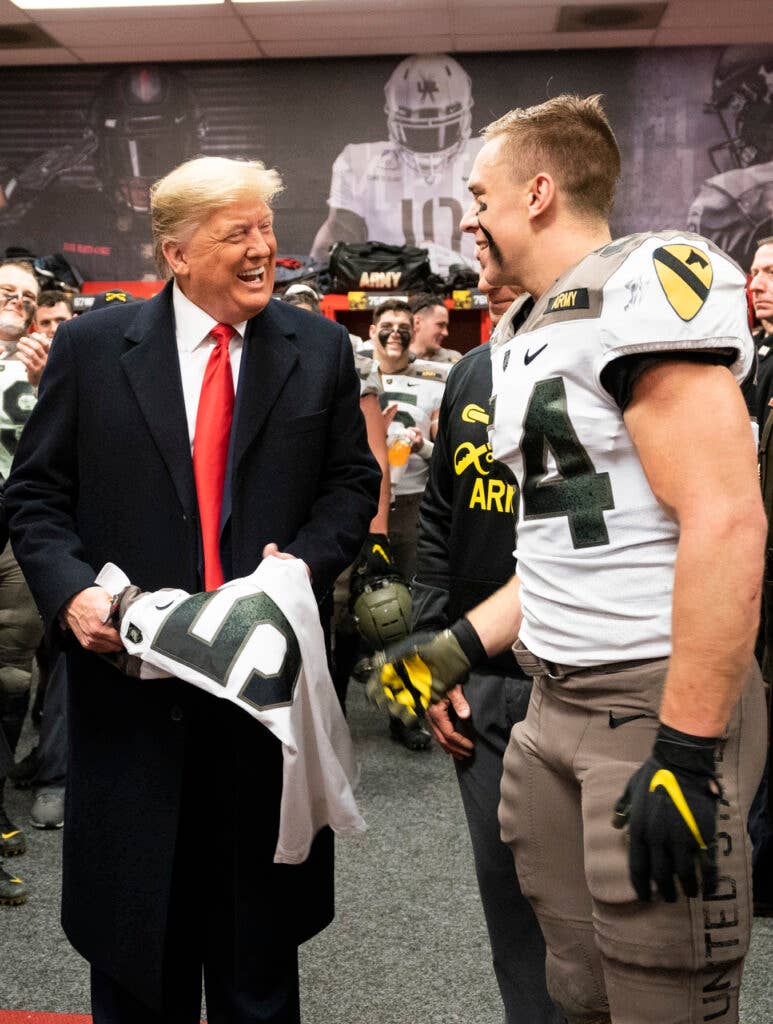 army-navy game with president trump