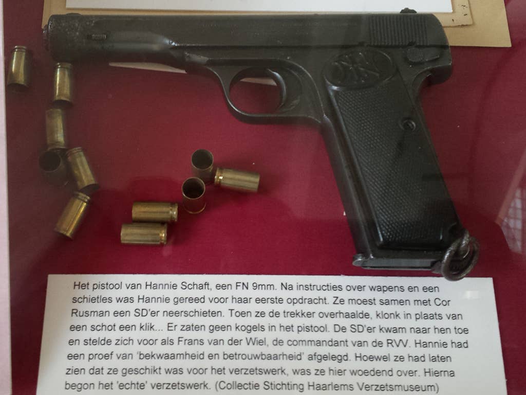 Pistol of Hannie Schaft used to kill nazis