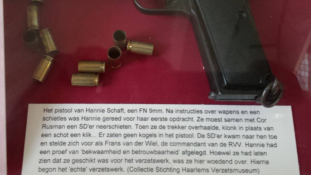 Pistol of Hannie Schaft used to kill nazis
