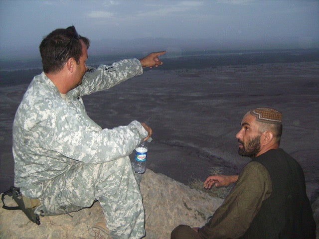 with afghan on deployment
