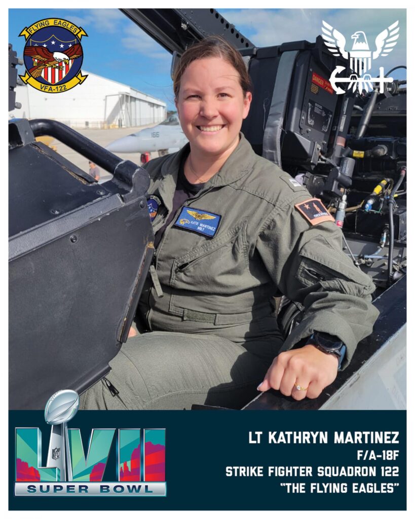 super bowl lvii flyover female naval aviators