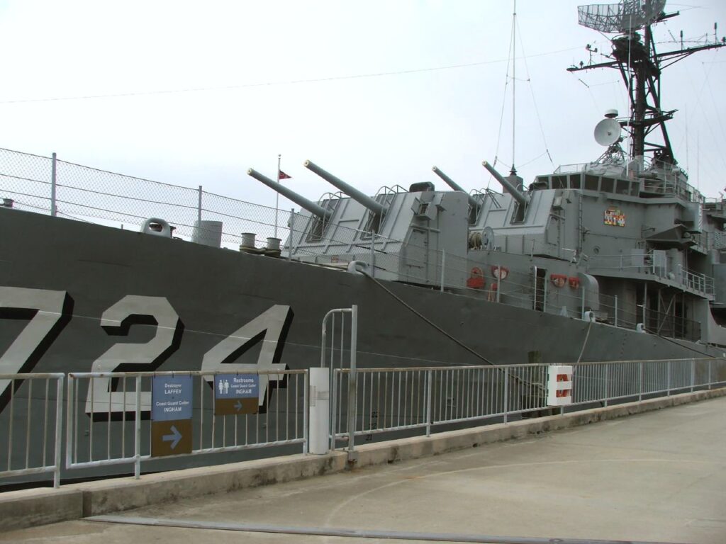 USS Laffey in 2007.
