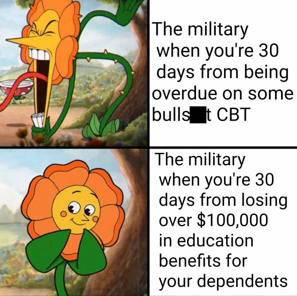education benefits reenlist memes