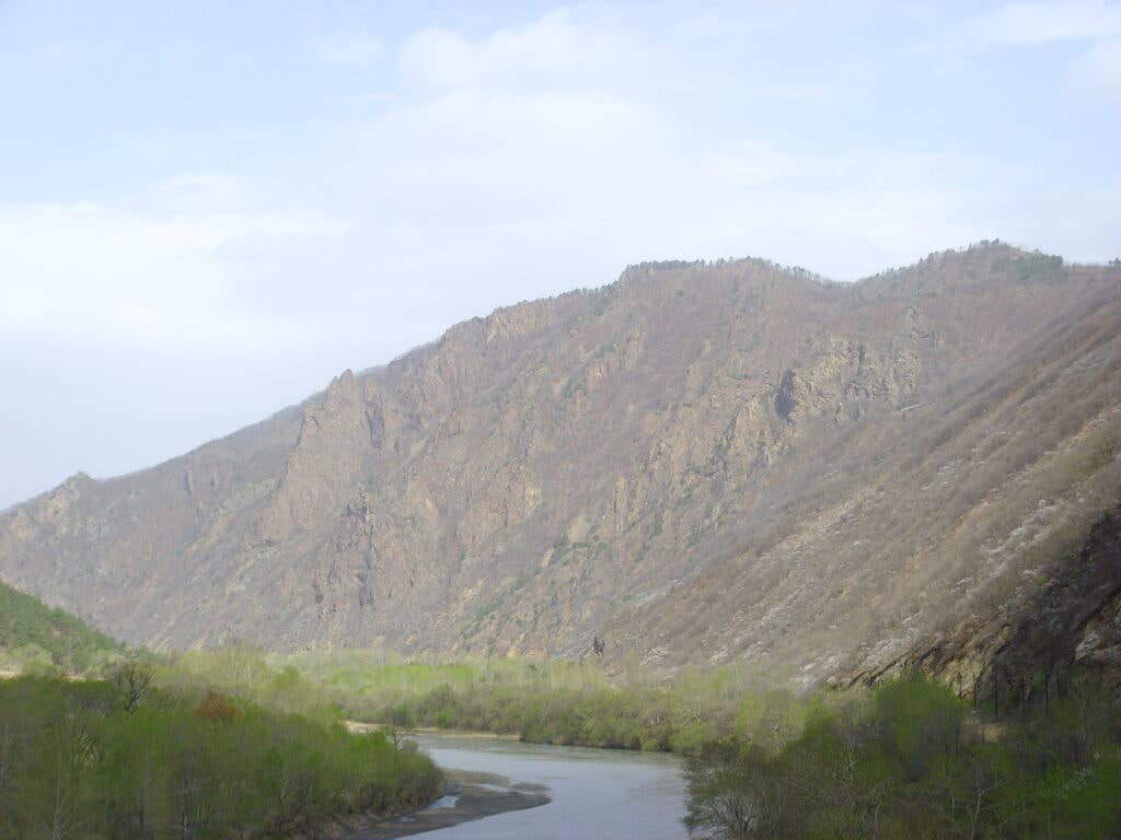 The Tumen River near Songhak-ri.