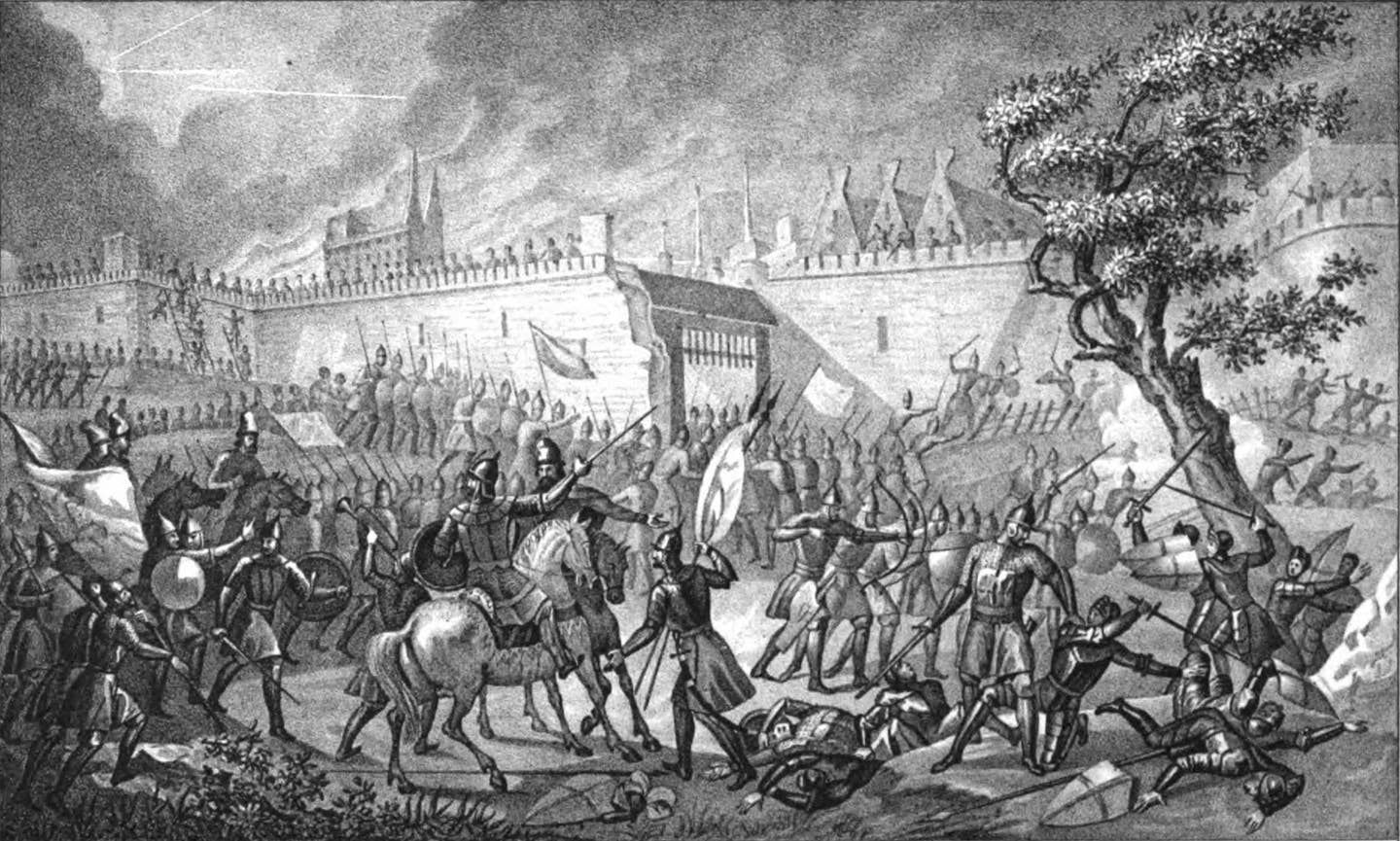 russian military at siege of narva