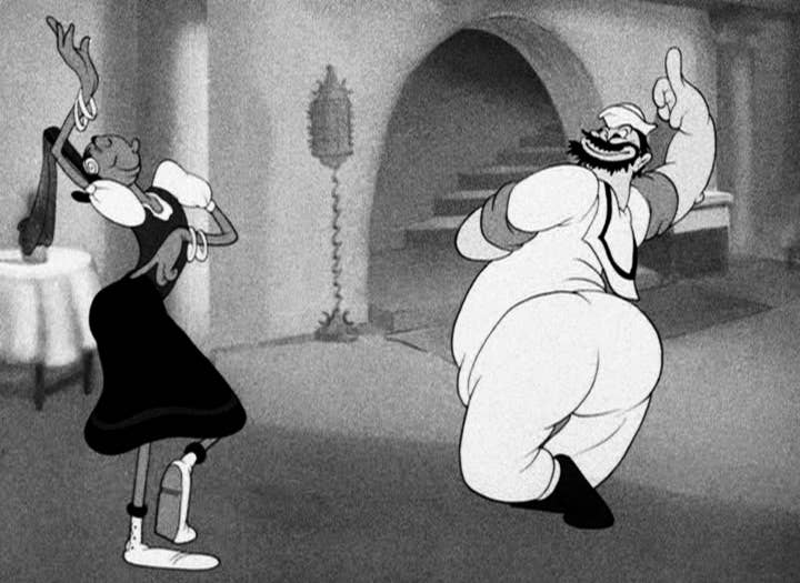 bluto and olive oyl