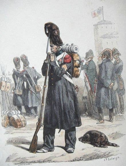 Grenadier of the old guard or Grognard (1813).
