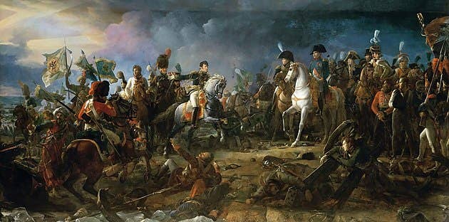 russian military at battle of austerlitz