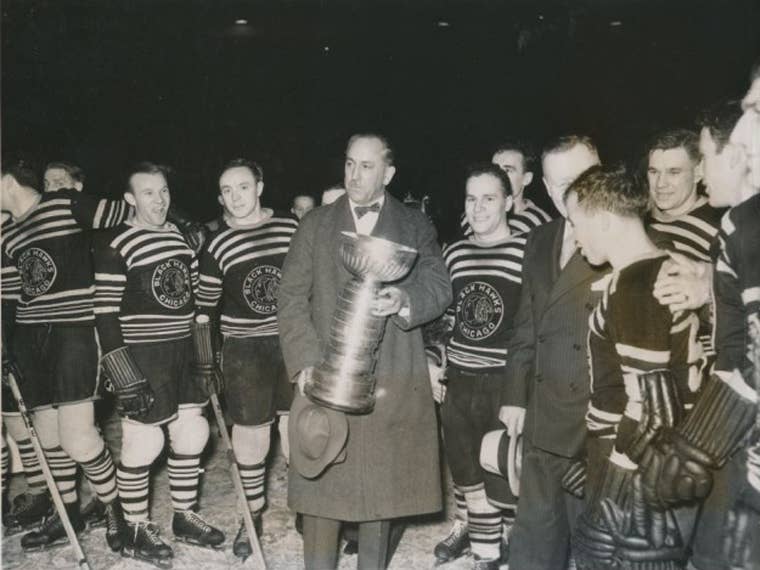 stanley cup with chicago blackhawks