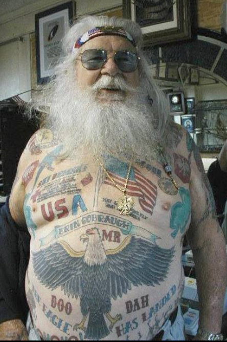 world's largest american flag tattoos