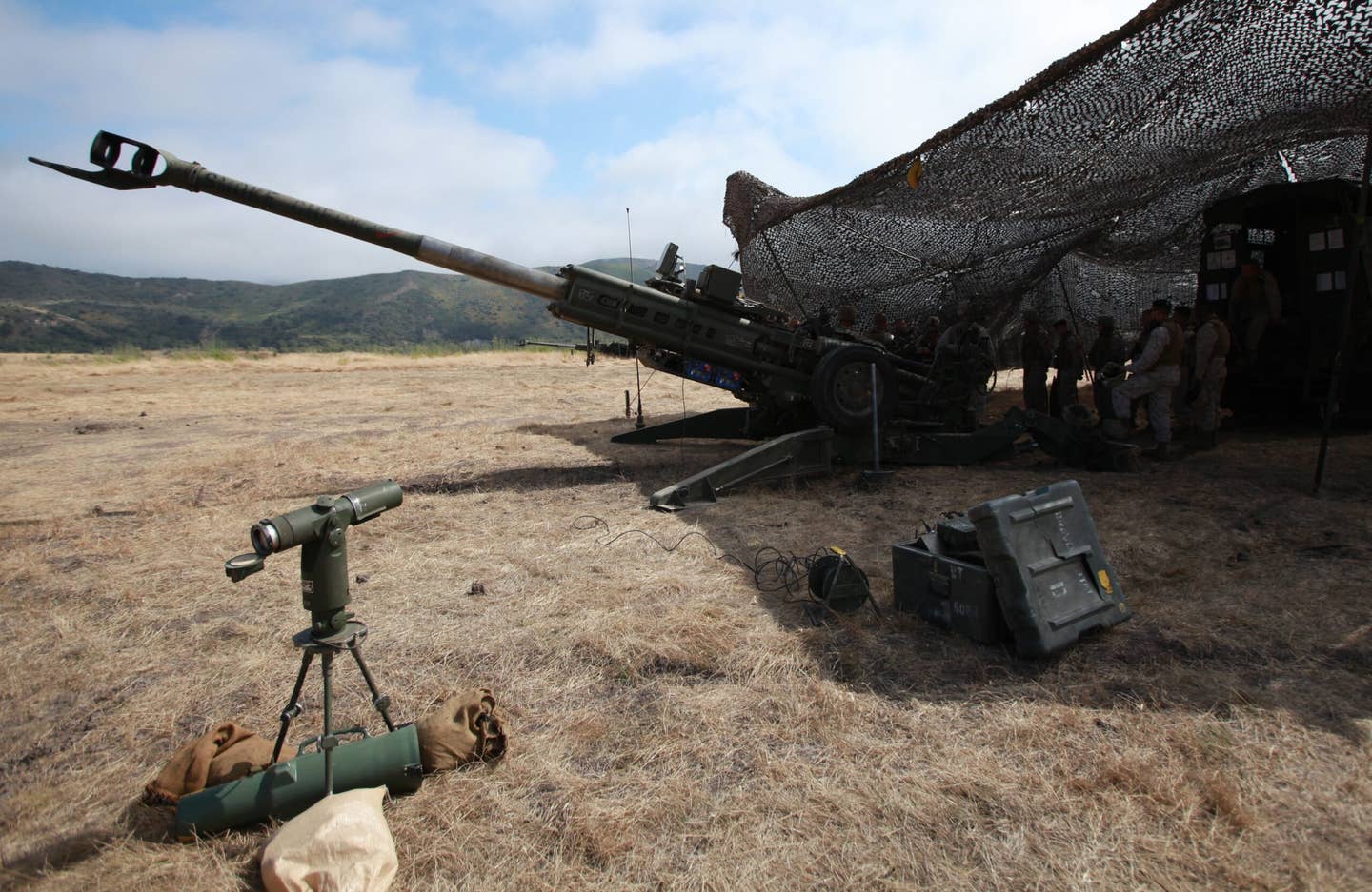 camouflage artillery