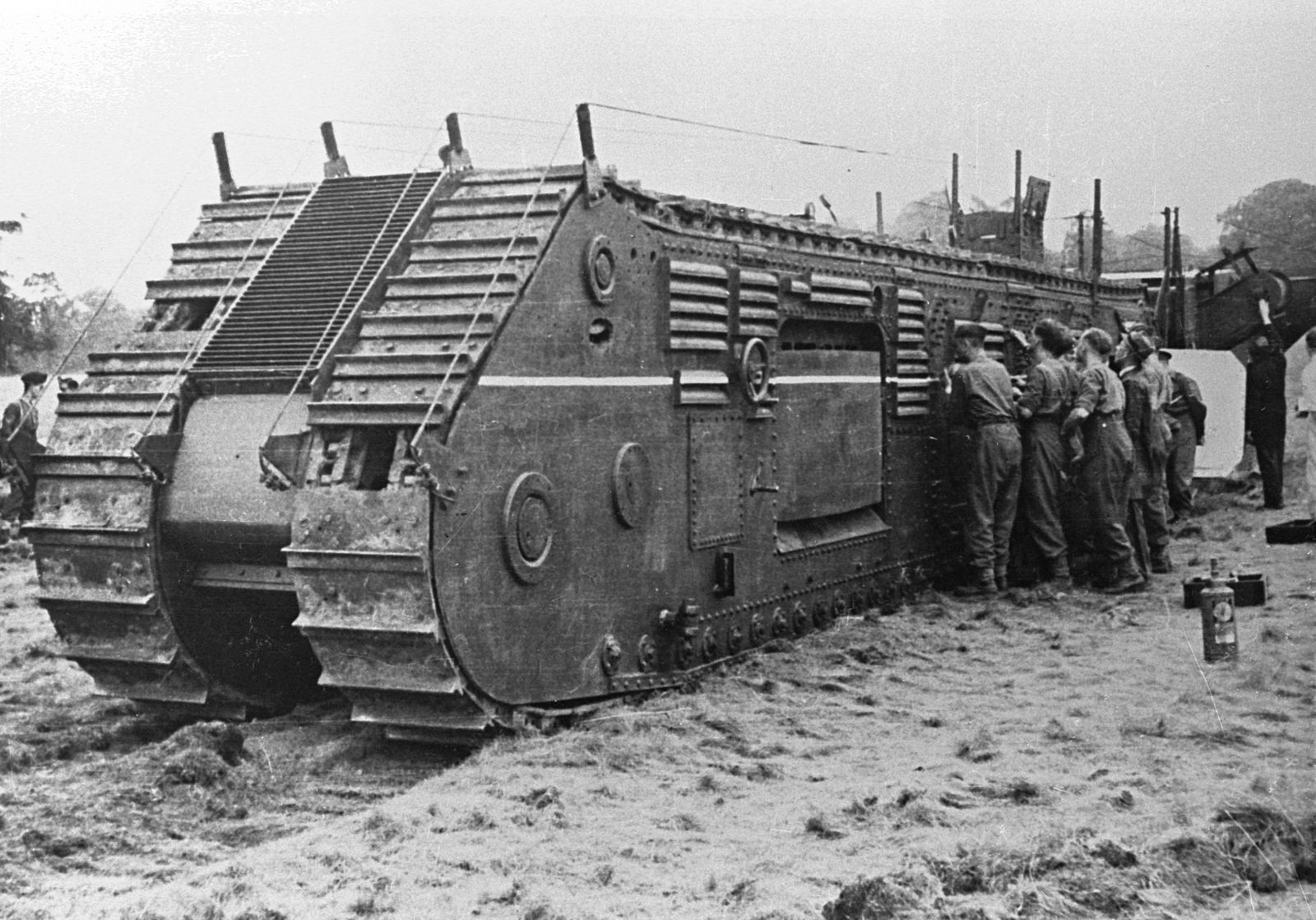 White Rabbit: Unhinged British terror tanks of WWI