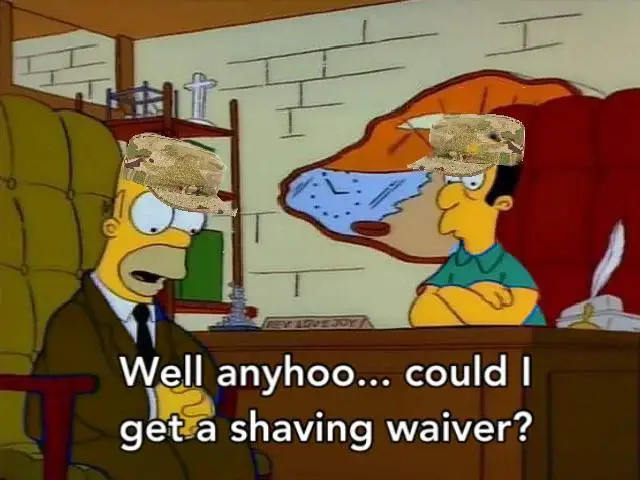 shaving waiver military memes