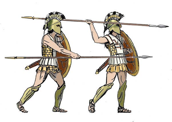 hoplites ancient warriors