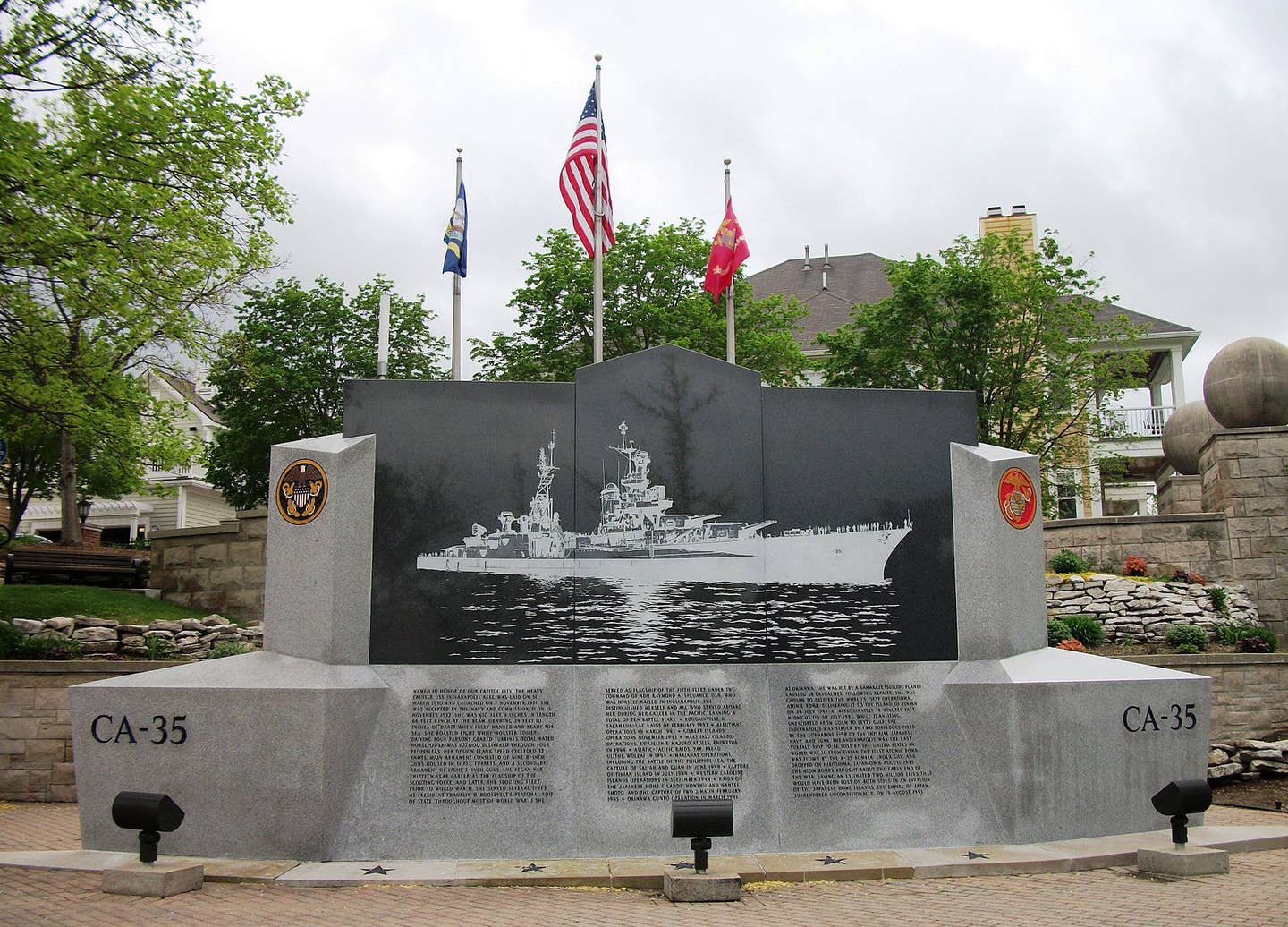 USS Indianapolis shipwreck Memorial
