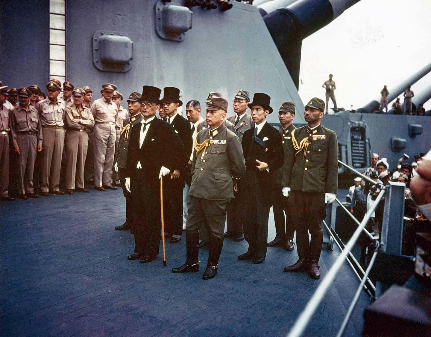 japanese surrender on USS missouri