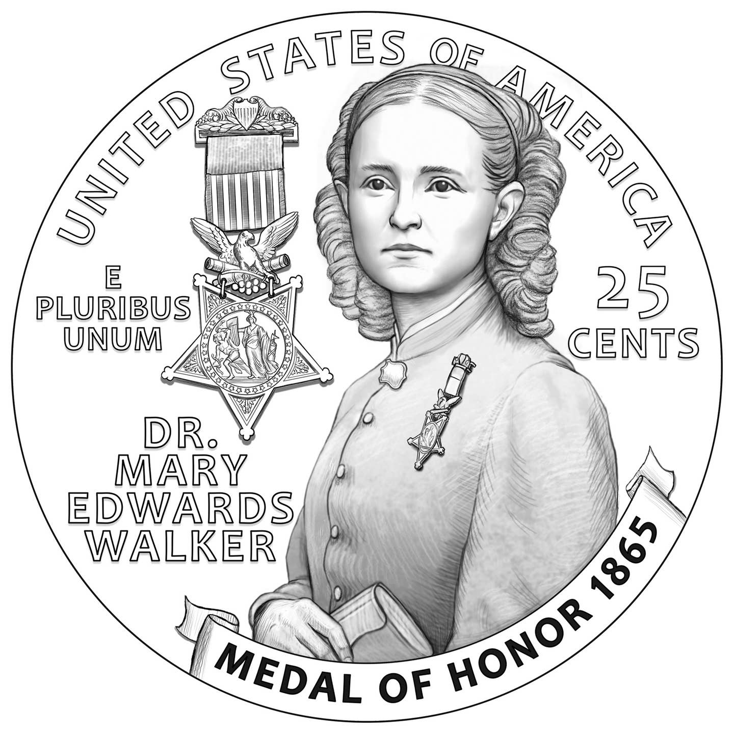 woman medal of honor quarter