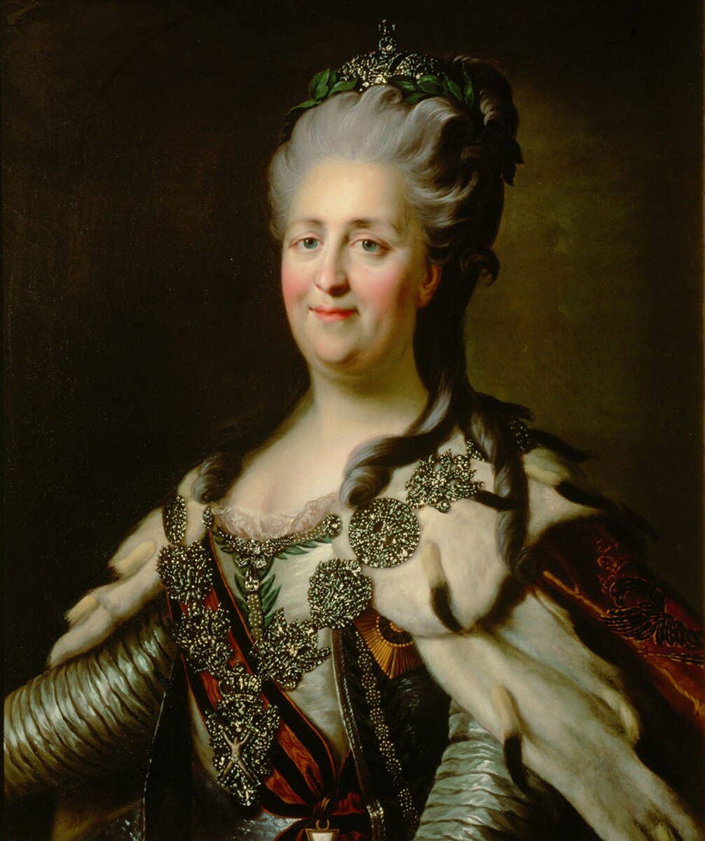 catherine the great russian troops in american revolution
