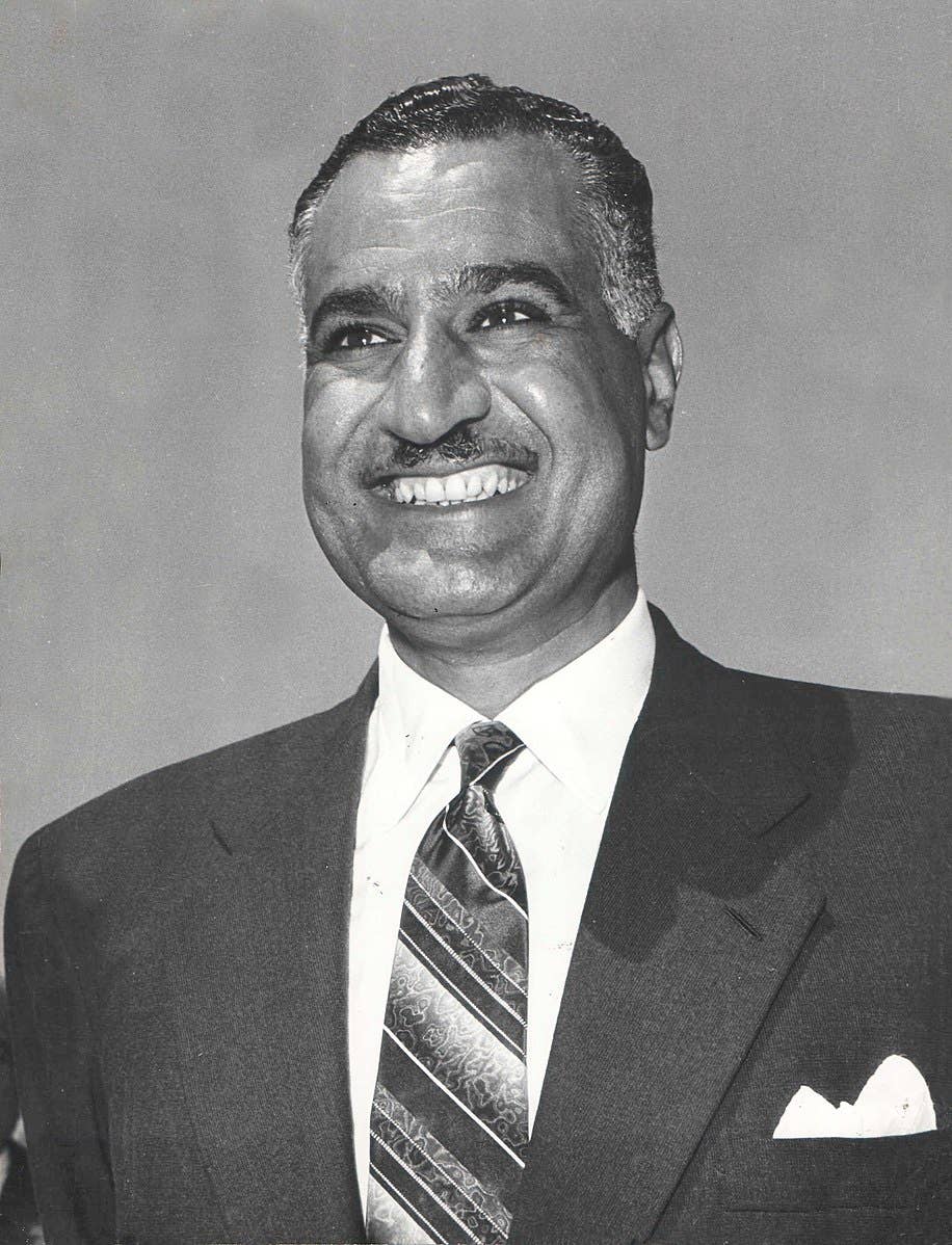 Gamal Abdel Nasser in 1962.