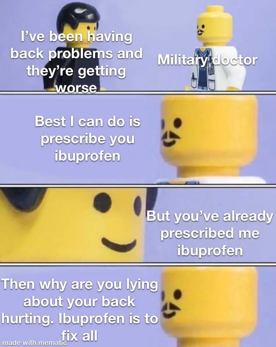 ibuprofen military memes