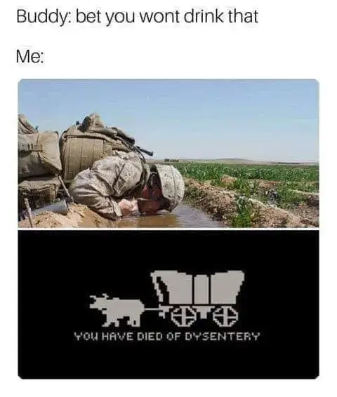 dysentery meme