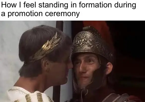promotion ceremony meme