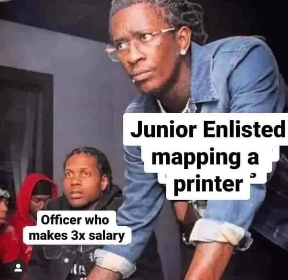 junior enlisted military memes