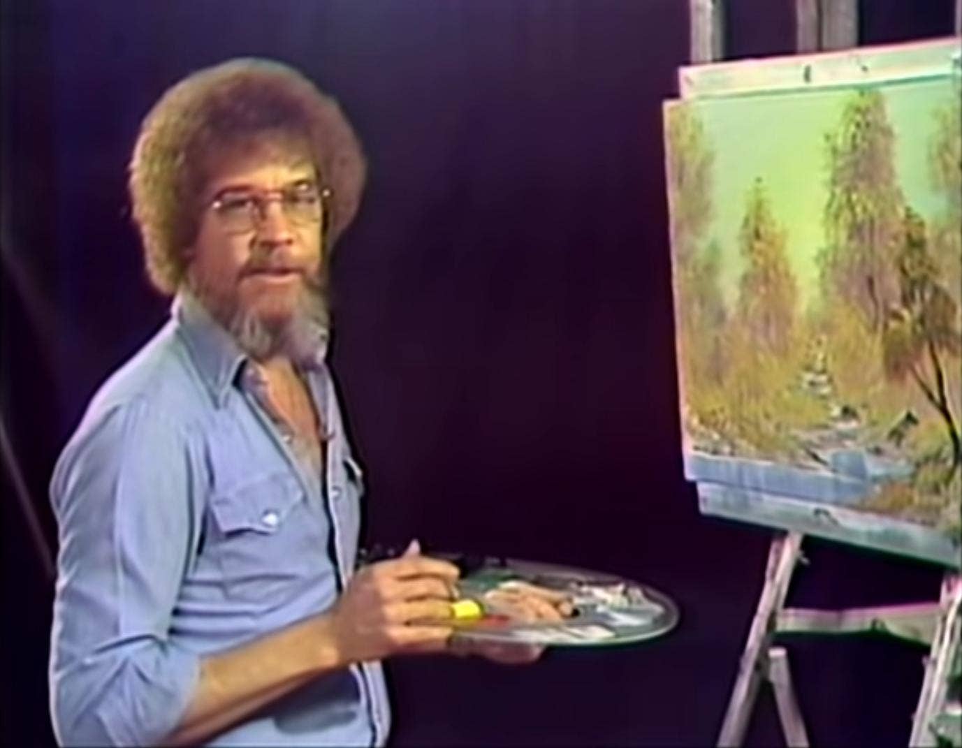 bob ross a walk in the woods