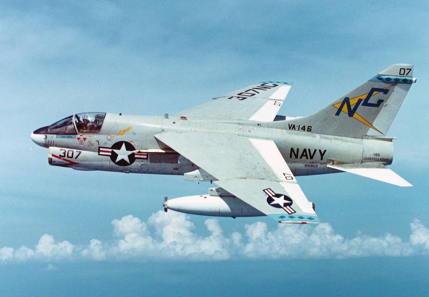 a-7 pirate-themed Navy planes