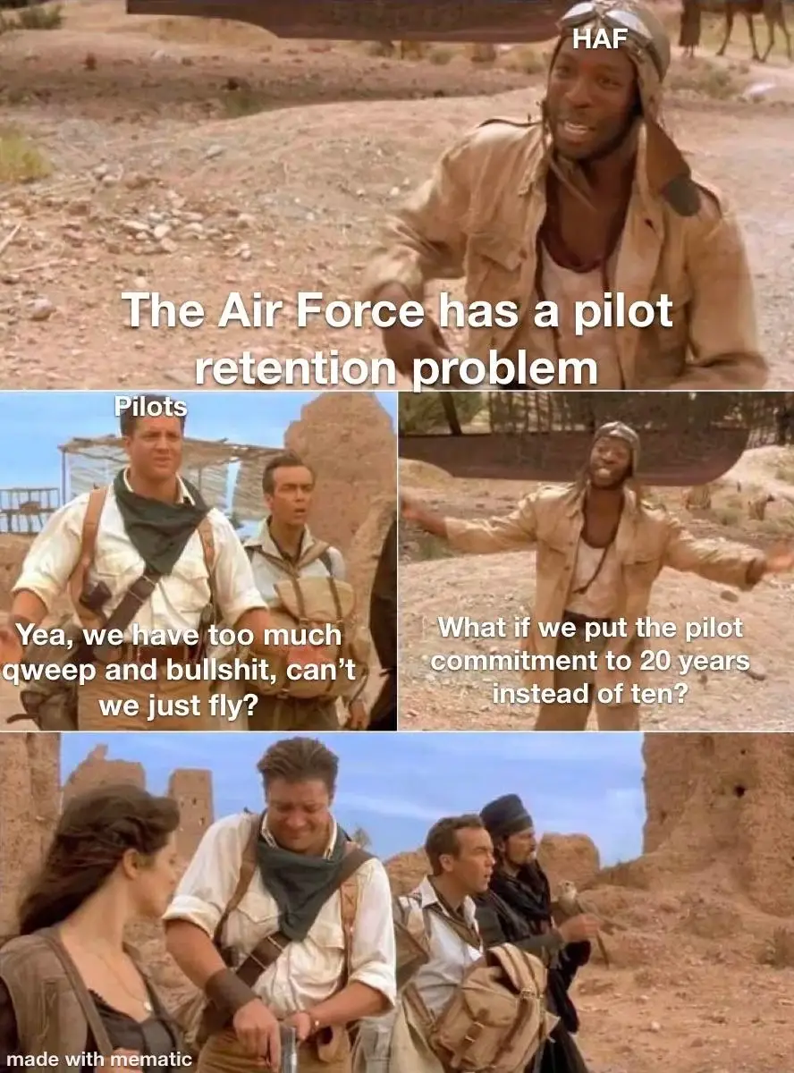 pilot retention problem