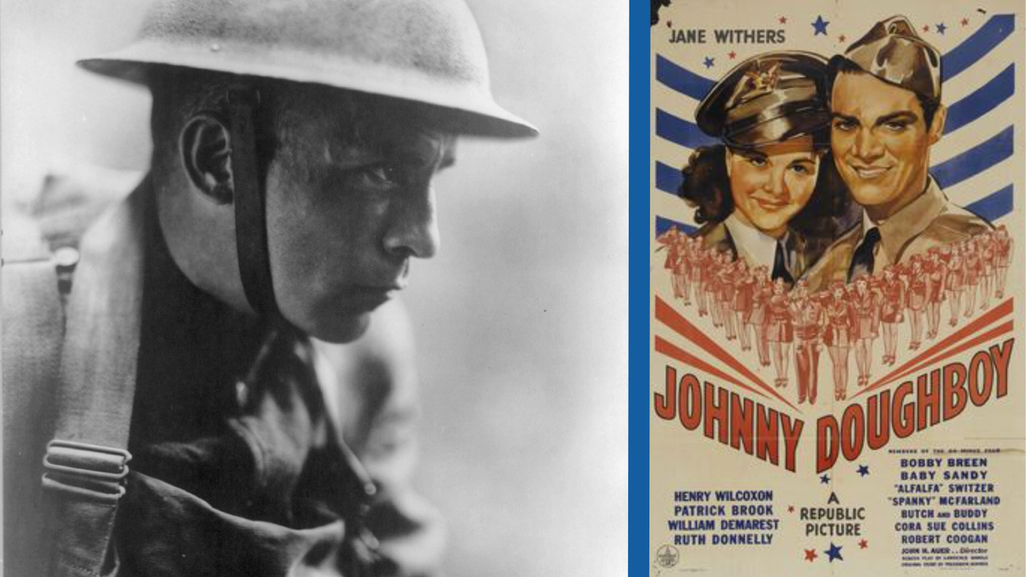 a movie poster of johnny doughboy