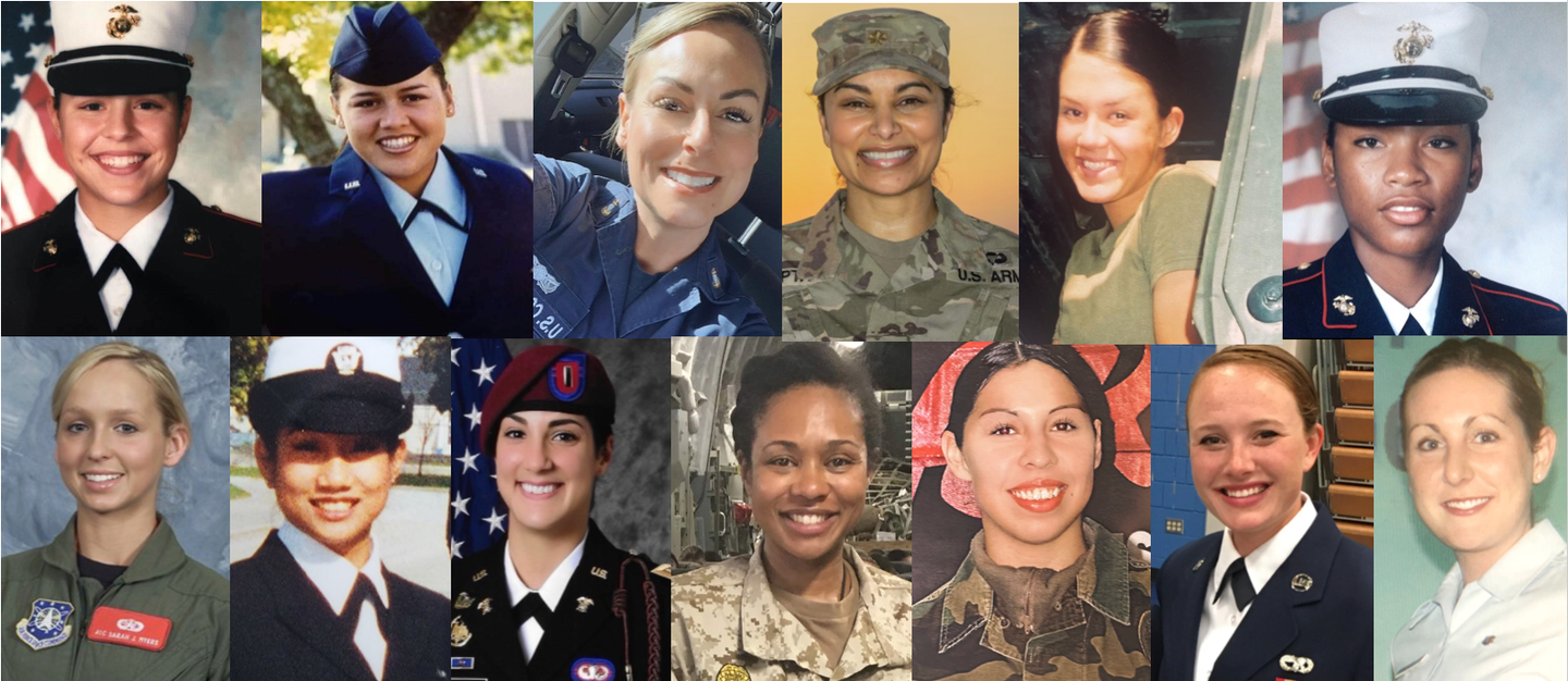 <em>The 13 veterans featured in the 2024 Pin-Ups for Vets calendar.</em>