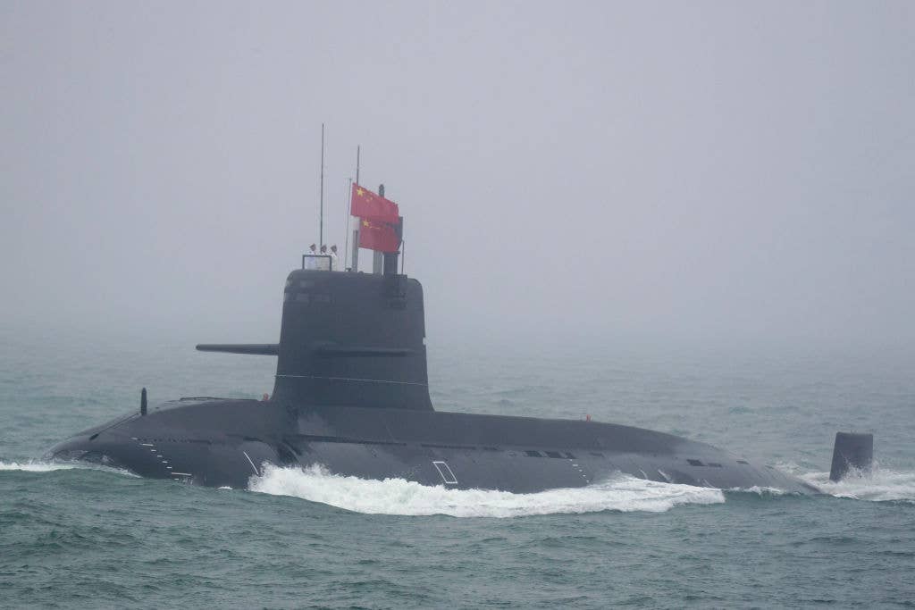 Submarine of the Chinese People's Liberation Army (PLA) Navy.