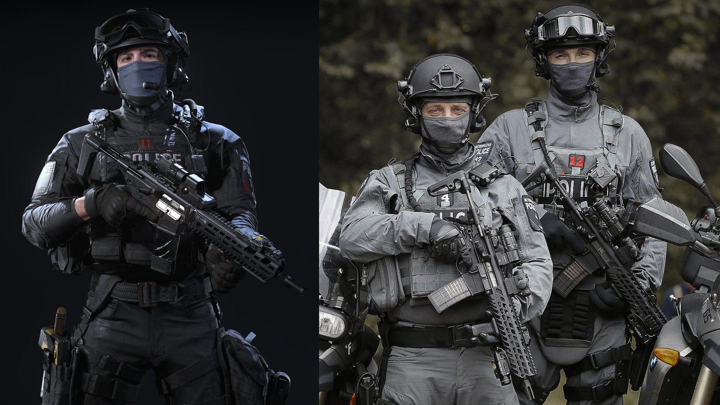 <em>Modern Warfare accurately depicts SFO counter-terror police (reddit.com/modernwarfare)</em>