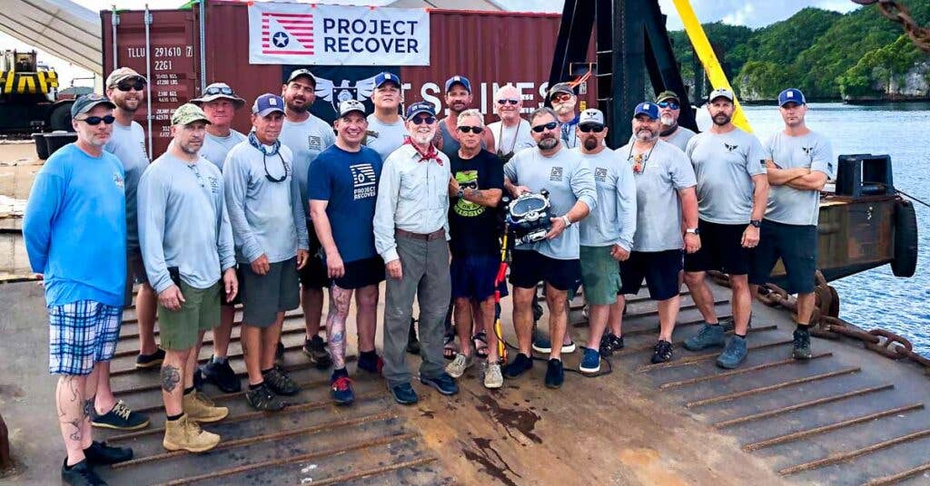 A group photo of the Project Recover team
