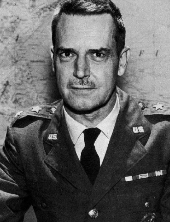 <em>Major General Edward G. Lansdale, who ran Pentagon special operations targeting Fidel Castro in the early 1960s. (Wikipedia)</em>