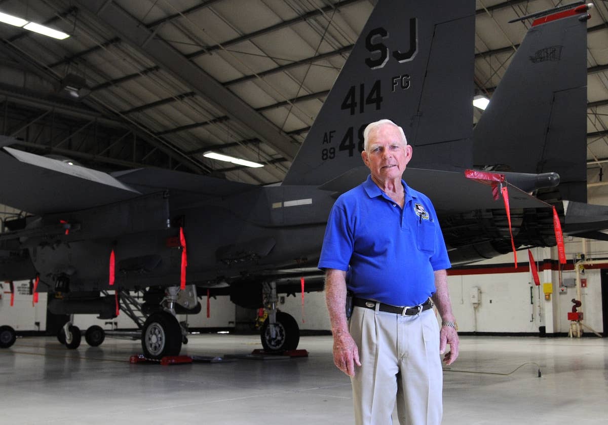 <em>Pardo during a 2014 visit to Seymour Johnson AFB, NC (U.S. Air Force)</em>