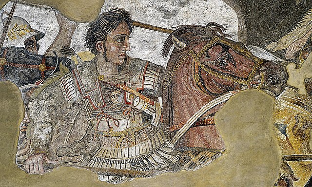 Alexander the Great, Mosaic. Wikimedia Commons