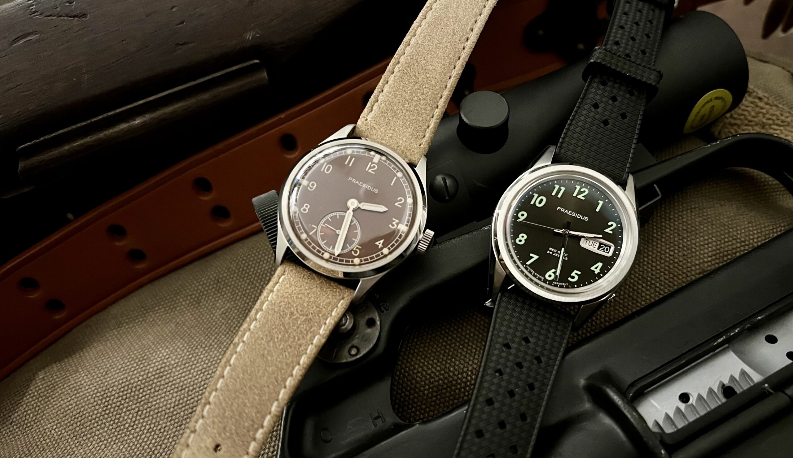 <em>Both the DD-45 and Rec Spec are assembled in the US and powered by movements faithful to the watches that inspired them (WATM/Miguel Ortiz)</em>