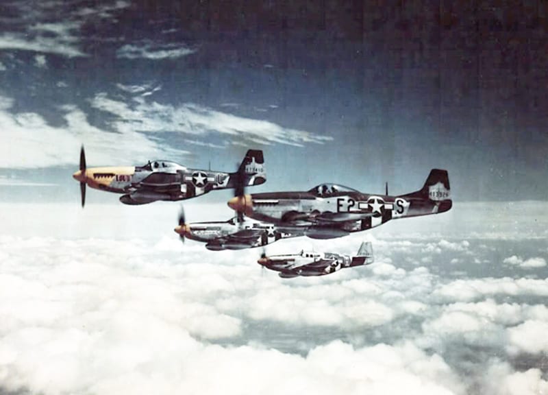 <em>The P-51 Mustang, a little friend to the big bombers, changed the air war in Europe (U.S. Air Force)</em>