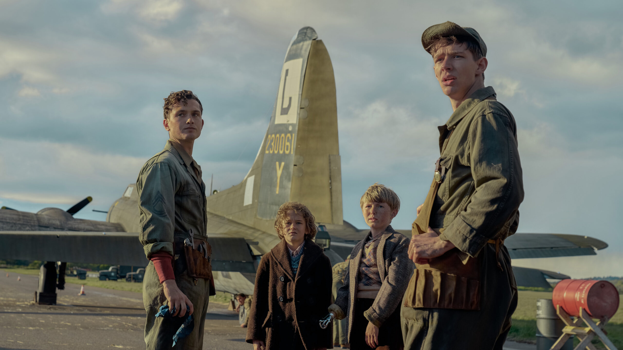 <em>Aside from the bomber crews, the miniseries takes care to include the stories of the ground crews and even the locals who were part of the Mighty Eighth's history (Apple TV+)</em>