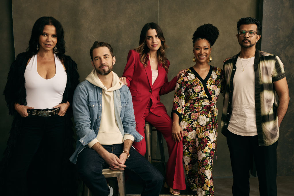 AUSTIN, TX - MARCH 08: Gloria Reuben, Kyle Hausmann-Stokes, Natalie Morales, Sonequa Martin-Green and Utkarsh Ambudkar from 'My Dead Friend Zoe' pose for a portrait on March 8, 2024 at SxSW in Austin, Texas. (Photo by Robby Klein/Getty Images)