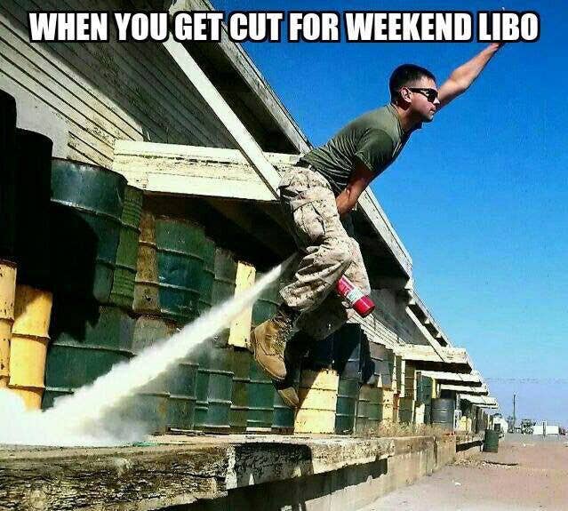 Except, if the gunny sees this, guaranteed your libo is canceled.